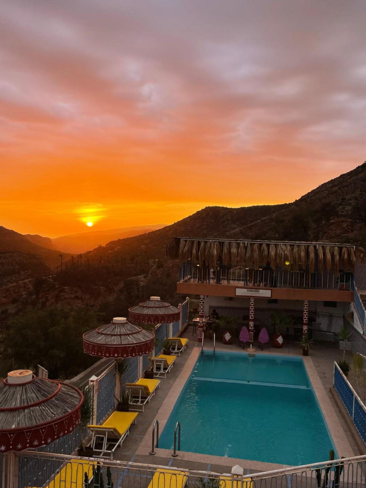 Auberge Les Montagnes Du Paradis Your Hidden Retreat In Paradise Valley Tagherat Anekrim Exterior foto
